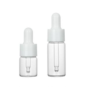 Quality 10ml Cosmetic Dropper Bottle , Frosted Small Dropper Bottles Plastic wholesale