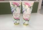 Diameter 50 Seamless Plastic Cosmetic Packaging Tube With Gold Hexagonal Cap