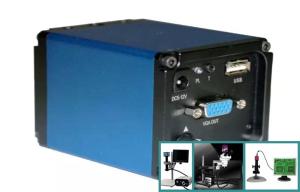 China DC 5 - 12V VGA Digital Video Microscope Camera With Overlay Graphic For Teaching on sale