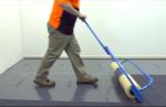 24 Inch 50micron Transparent Logo Printing Glue Outside Carpet Cover