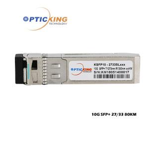 Quality Tx1490nm/Rx1550nm Tx1550nm/Rx1490nm 10G Bidi SFP+ Optical Module 80km wholesale