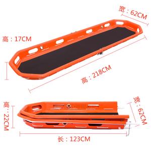 Quality Orange Rescue Basket Stretcher First Aid Folding Stokes Basket OEM wholesale