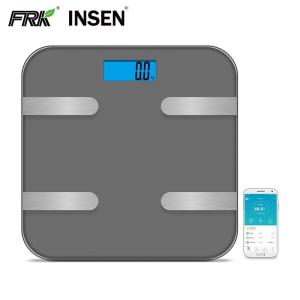 China Smart Blue Backlight LCD Display Bluetooth Bathroom Scales on sale