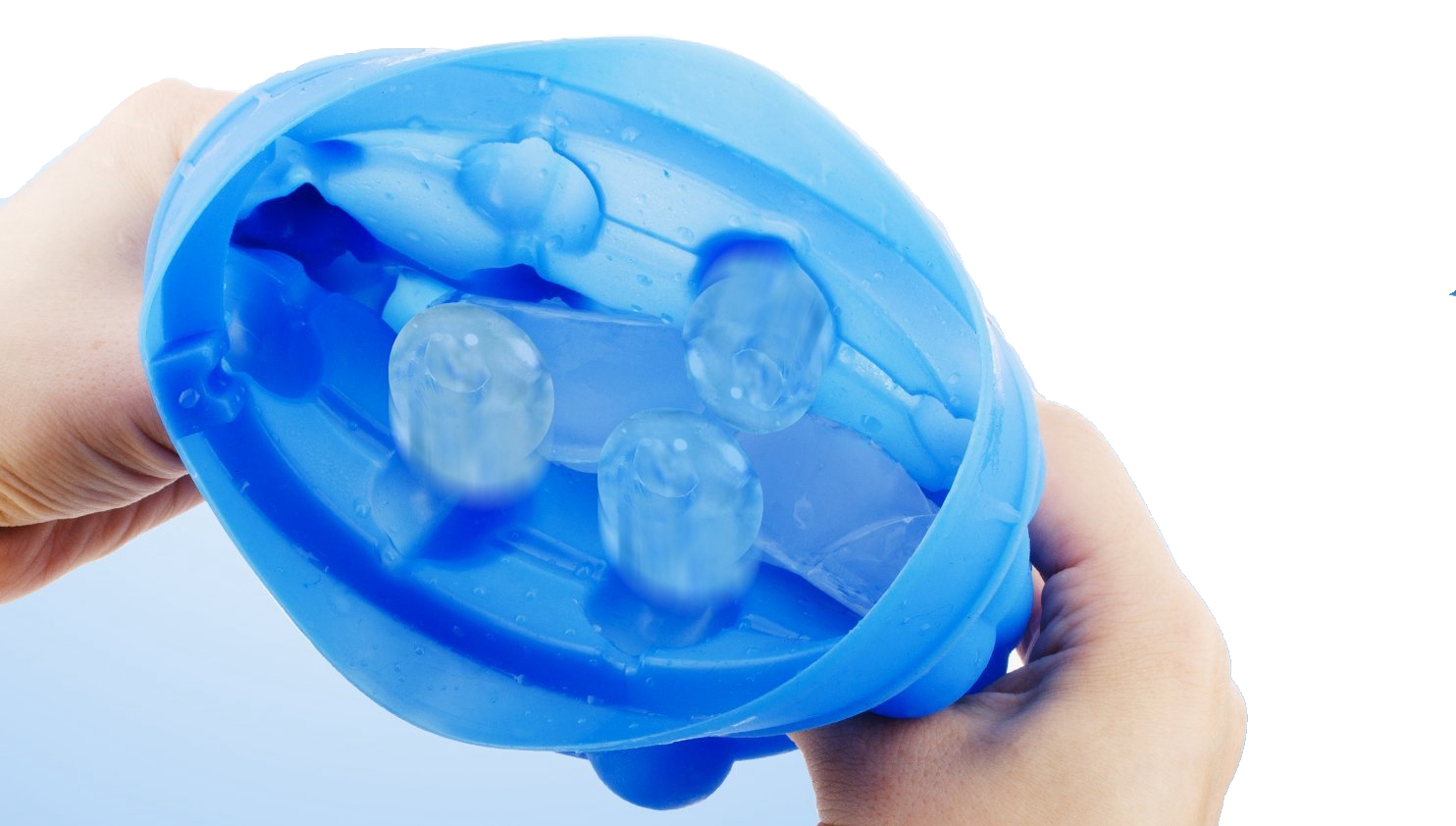 Safe To Clean Silicone Ice Cube Trays , Chocolate Silicone Ice Block Moulds