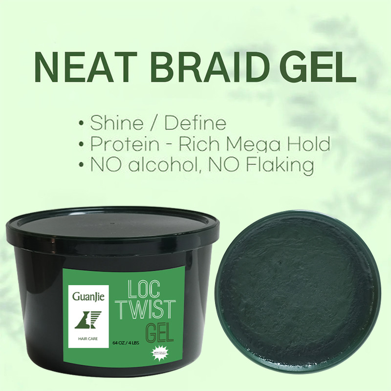 Organics Big Size Hold Edge Gel Wholesale Neat Conditioning Braiding Shining Custom Edge Control Hair Gel Hair Wax For Lady
