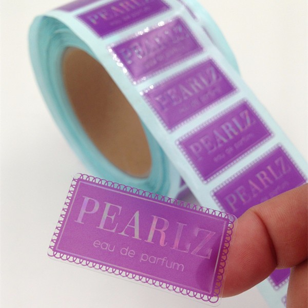 Laser Printing Transparent PVC Sticker For Premium