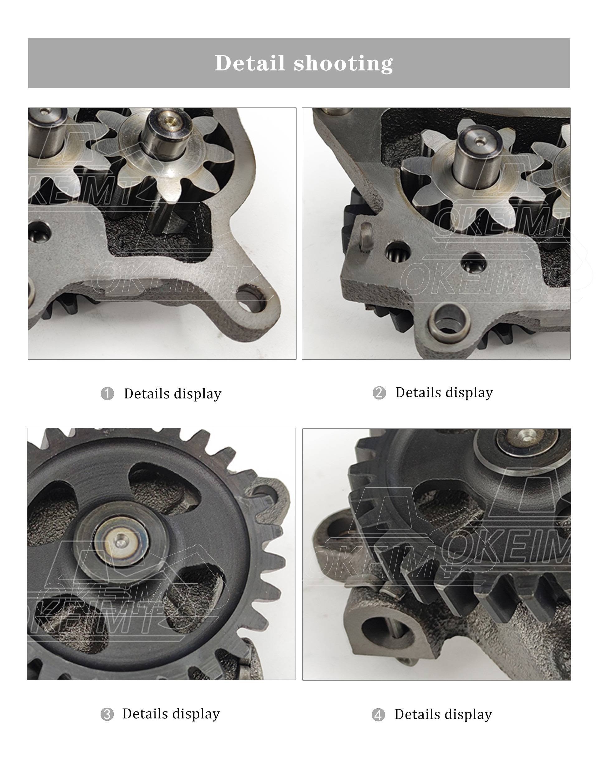 4HK1 6HK1 Excavator Oil Pump 113100-3131 Isuzu Engine Parts