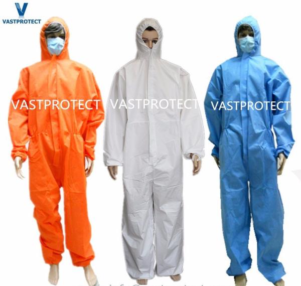 60GSM Overalls for Demolition Decontamination Decoration Disposable Protective