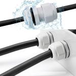Electrical Cable Glands Plastic Joints Waterproof Connectors for Junction Box