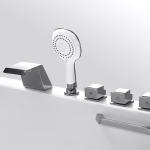 Massage High Gloss Massage Bathtub Whirlpool Tub DE002 3C Certificate