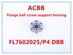 FL7602025/P4 DBB Flange Ball Screw Support Bearing