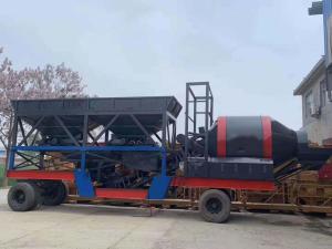 Quality Large Mobile Concrete Mixing Plant 3.8m Discharge Height For High Intensity Work wholesale
