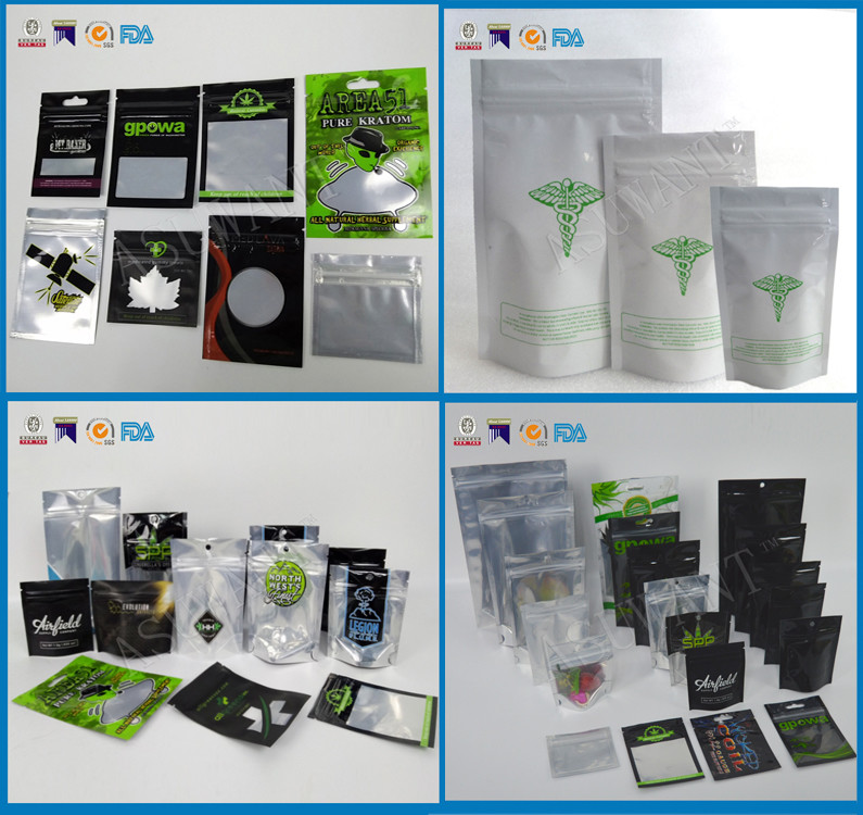 120MIC Matte VMPET Flat Bottom Food Bag Heat Seal Smell Proof for Weed