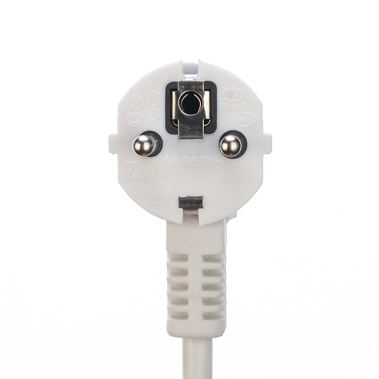 8 Outlet Power Strip with Surge Protector 3 Socket Indoor Extension Cord 4 H05VV-F 3x1.5mm Polyurethane Cables WIFI NO White