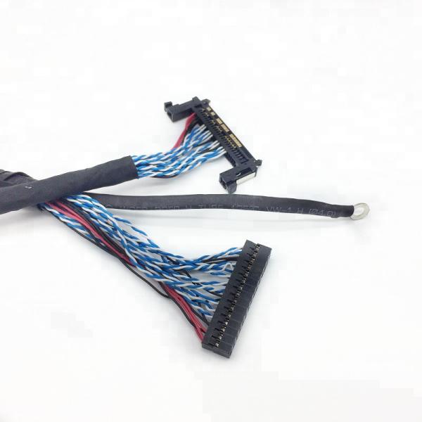 Flat Ribbon Cable Connector for Industrial Loom Cable Assembly in Customer