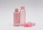 Empty 100ml Flat Shoulder Pet Plastic Bottle For Body Wash Lotion Shower Gel