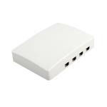 OEM ODM Fiber Optic Distribution Box , FTTH Termination Box 4 Core