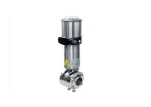 Quality 1.5 Inch Sanitary Butterfly Valve With Pneumatic Actuator For Petroleum wholesale