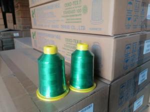 Quality Bright Green Polyester Embroidery Thread 120D/2 5000Y For Embroidery wholesale