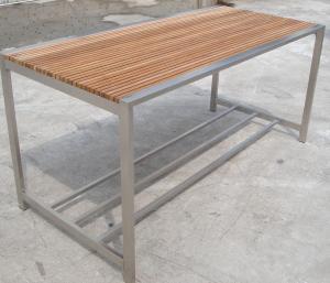 Quality China LFurniture Metal Frame Wooden Bench-16 wholesale