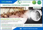 Battery Operated 60L Water Tank Centrifugal mist fan, industrial humidifier,
