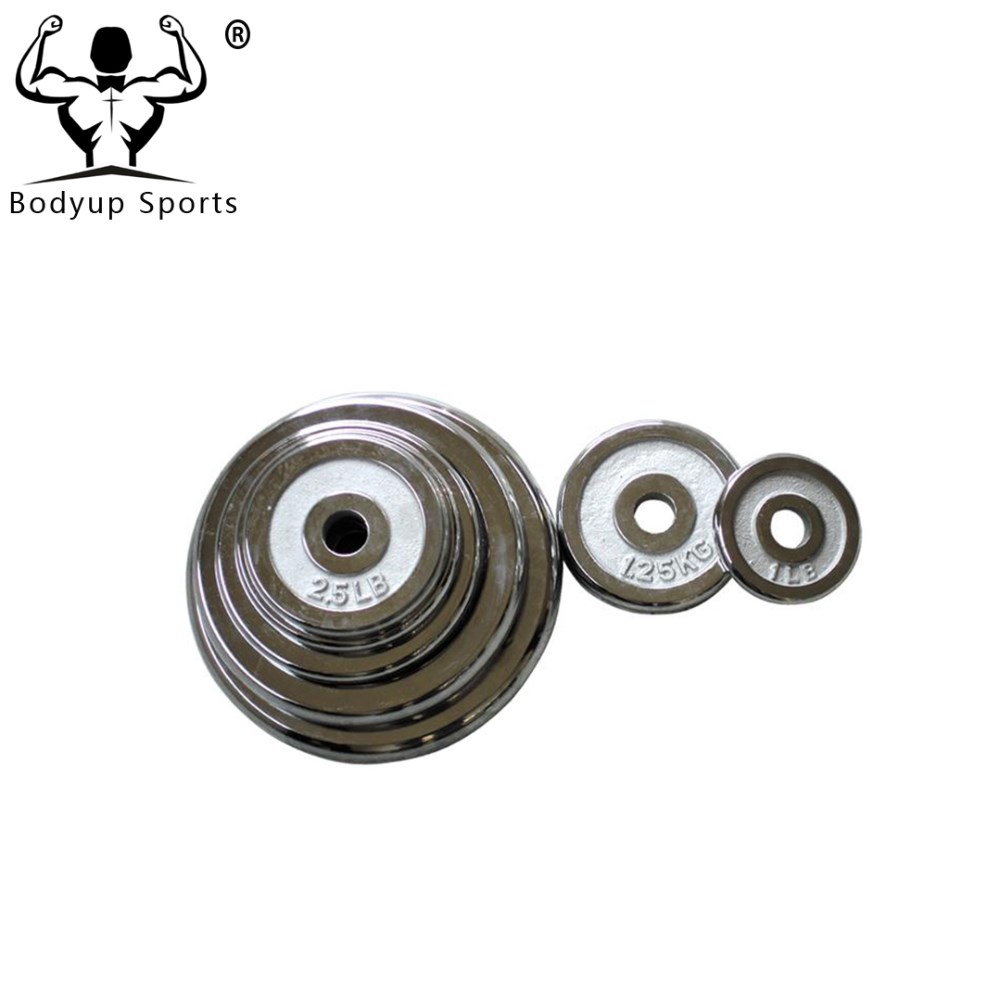 Adjustable Chrome Weight Plates , Fitness Gear Weight Plates For Dumbbell