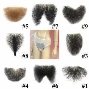 Quality Fake Pubic Hair One Piece Private Use Silicone Doll Wig High Temperature Wire wholesale