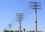 Polygonal Galvanised Lamp Post Steel Tubular Pole 40FT Metal Outdoor 69KV