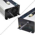 2500Watts Bluetooth Battery Charger Aluminum Alloy Sliver Black