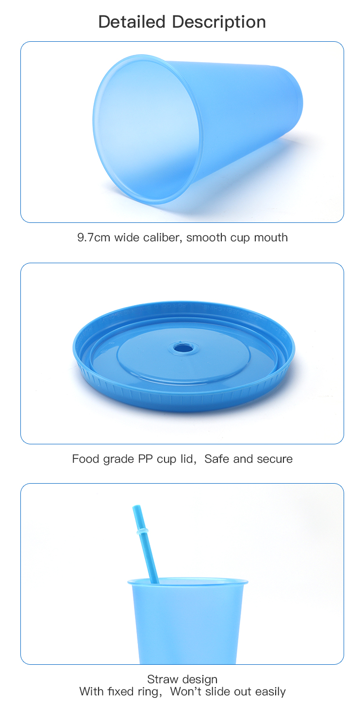 Summer Coffee Tumblers Color Changing Cups 24oz Cold Cups 5 Reusable Cups Lids And Straws Set Of 5