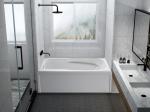 Sanitary Grade Skirted Freestanding Tub , JND-AT1584 White Skirt Bathtub