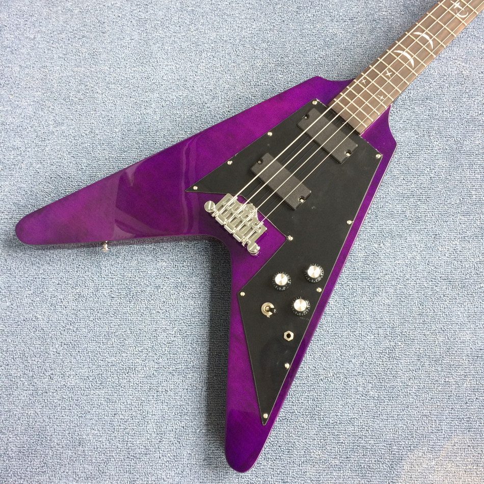 High-quality custom V style electric guitar rosewood fingerboard