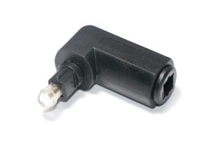 Quality TV DVD Optical Fiber Accessories 90 Degree Male To Female Connector wholesale
