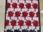 Heavy Three Color Embroidered Crochet Lace Fabric / Dressmaking Fabric