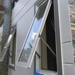 Quality Residential Aluminum Awning Window Double Tempered Glass Vertical wholesale