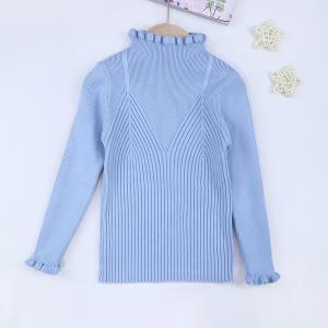 Quality Custom Winter Baby Kids Rib Knitted Sweaters Baby Girl Boy Pullover Children Jumper Warm Slim Fit Rib Knitted Baby Sweater wholesale