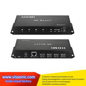 Quality Digital HDMI Cat5 Receiver Extending HDMI Remote Distance Black Color wholesale