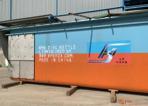 Quality Integrated End Hot Dip Galvanizing Equipment Zinc Kettle Customized Shape wholesale