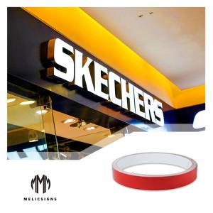 Quality Red Color Painting 2020 Channel Letter Color Coated Aluminum Trim Cap Made In China wholesale