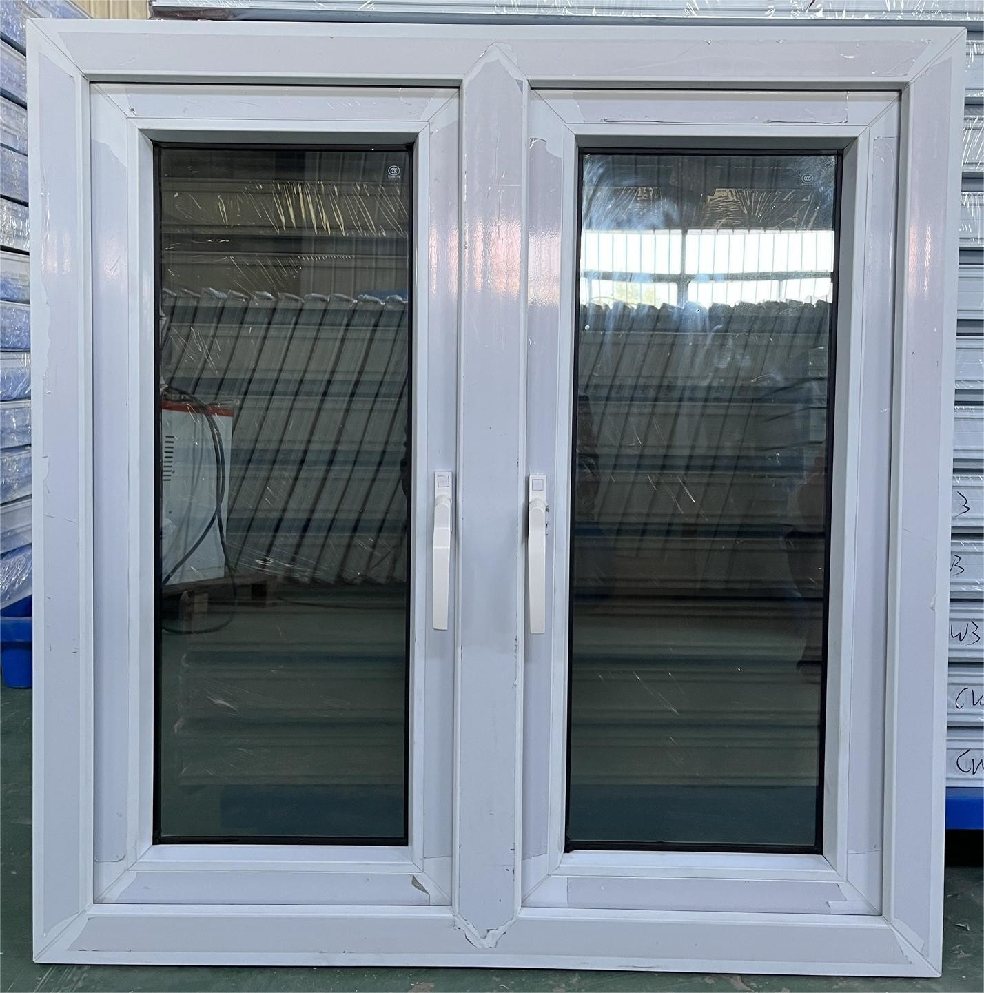 UPVC Glass Casement Window Hurricane Impact Glass Windows And Doors