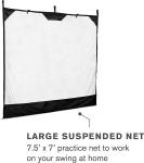 7 Feet Softball Pitching Screen Hanging Golf Net For Hitting