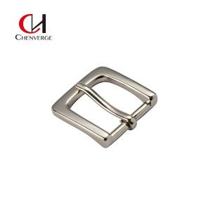Quality Antirust Nickel Square Silver Belt Buckle , Zinc Alloy Belt Buckle Pin Replacement wholesale