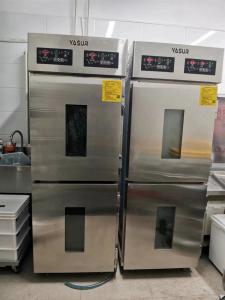Quality Dual Cabinet Dough Retarder Proofer Yasur 36 Trays Reach-In Type 40X60 Cm Trays 4kw wholesale