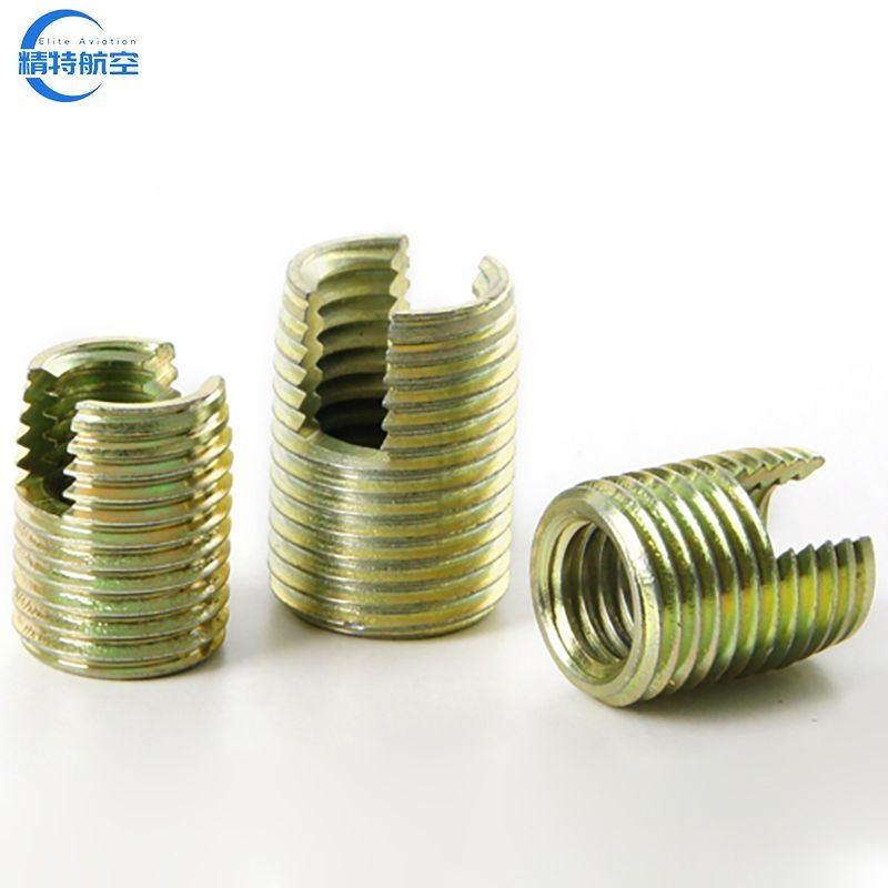 High Precision 308 Slotted Thickwall Selftapping Slotted Insert Self-Tapping Threaded Inserts