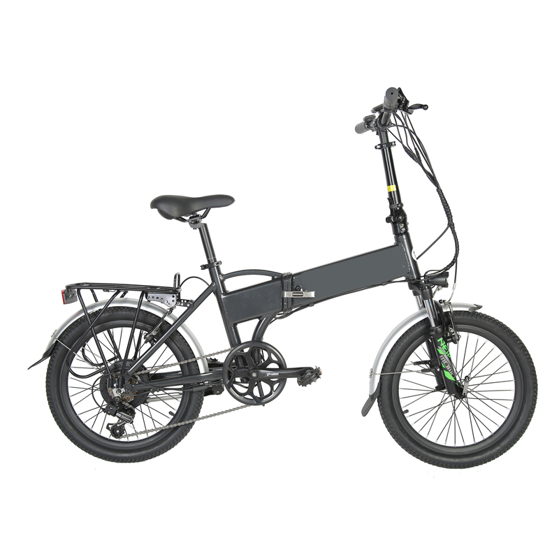 Front Suspension Electric Bike Aluminum Alloy Folding Electric Bicycle 250W 36V Ebike