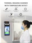 Contactless Fever Infrared Thermometer Gate Camera 2.0MP FHD1080P Access Control