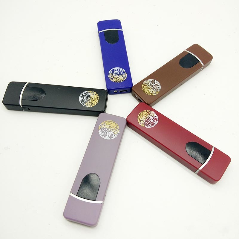 New Arrival Hot Sell Gift Box Packing USB Rechargeable Long Flameless Lighter