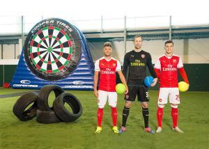 Quality Gaint PVC Tarpaulin Inflatable Dart Board for Foot Darts Game EN71 EN1496 wholesale