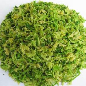 Quality Max 8% Moisture Dried Dehydrated Cabbage Flakes Natural Green wholesale