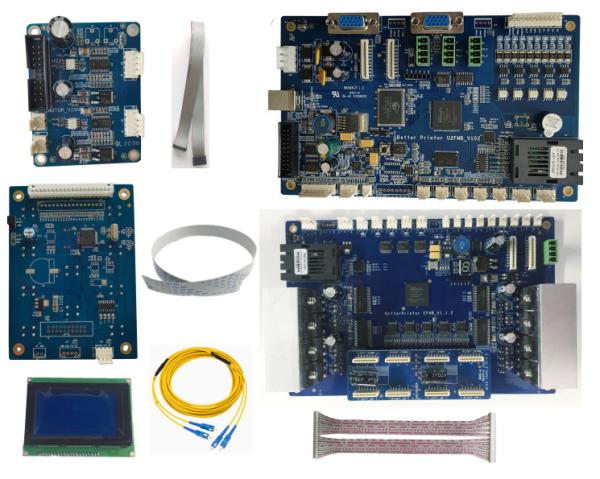 I3200 UV Flatbed Printer Inkjet Board , USB2.0 Double Head Kit For White Ink